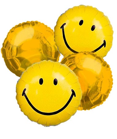 Bouquet de ballons "Happy Face" (4)