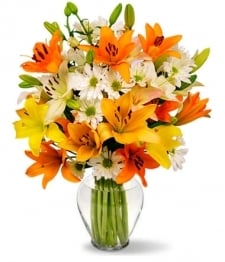 Celestial Lilies Bouquet