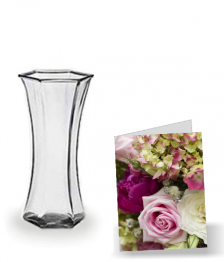 Vase et carte combinée