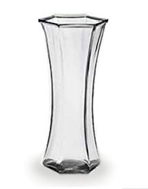 Vase soufflé en verre artisanal