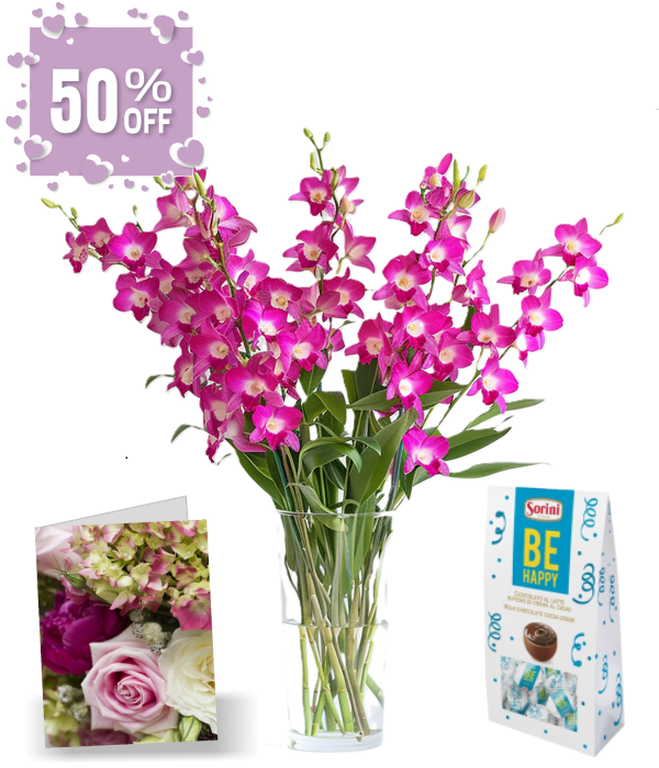 50 fleurs d'orchidées pour la fête des mères III