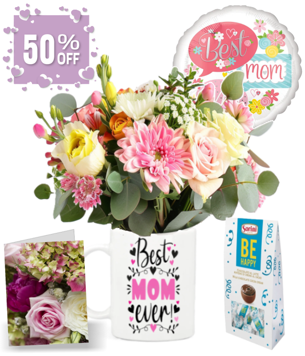 Mother's Day Mug & Flowers IV