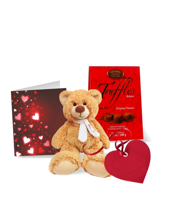 Truffles, Teddy & Card